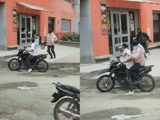 Policía avanza en identificación de hombres que asaltaron un Ara con fusiles en Guacamayal. Foto: Captura de Video