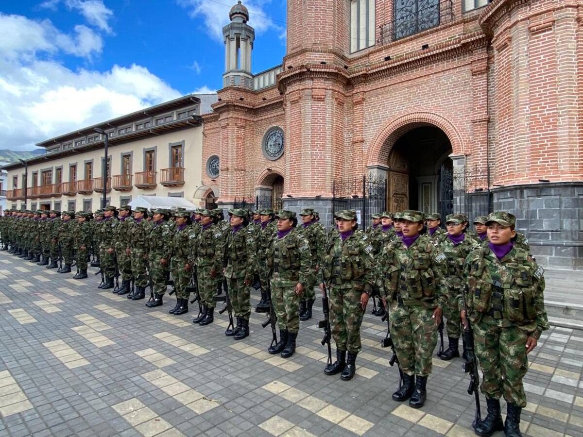 Ochenta mujeres adscritas al Ejército reforzarán la seguridad en Pasto