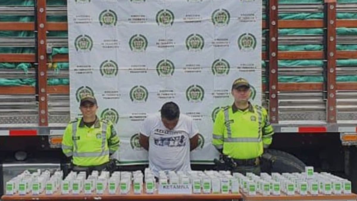 Incautan en vías de Risaralda cerca de 300 frasco de ketamina que irían para Bogotá