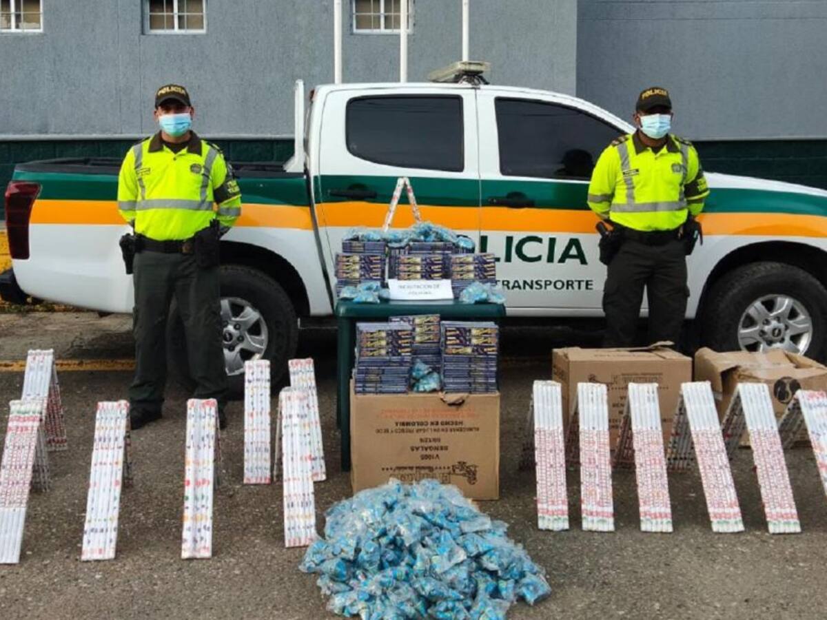 Policía incautó cerca de 10 mil unidades de elementos con pólvora