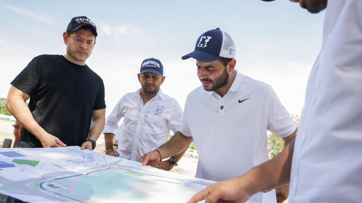 El gobernador de Córdoba, Erasmo Zuleta, lideró recorrido por la Revolución de las Obras en Montería