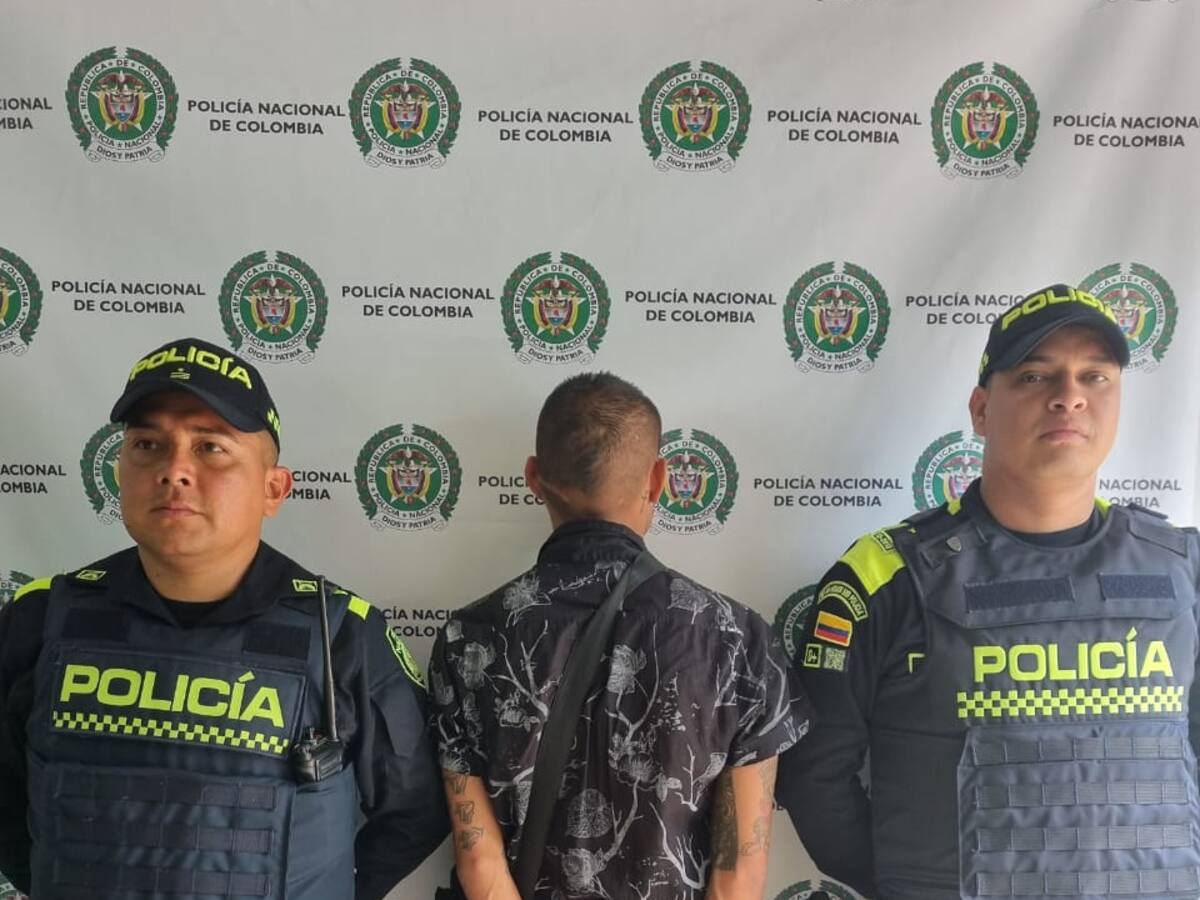 Capturan a alias Johan de 20 años en el barrio Solferino por tráfico de estupefacientes