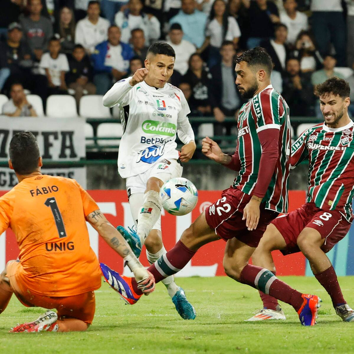 Fluminense, con asistencia de Jhon Arias, vence al Once Caldas en el inicio de la Copa Sudamericana