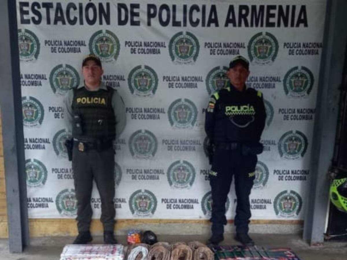 Incautan 25 kilos de pólvora en Armenia, aunque ya van cinco quemados en el Quindío