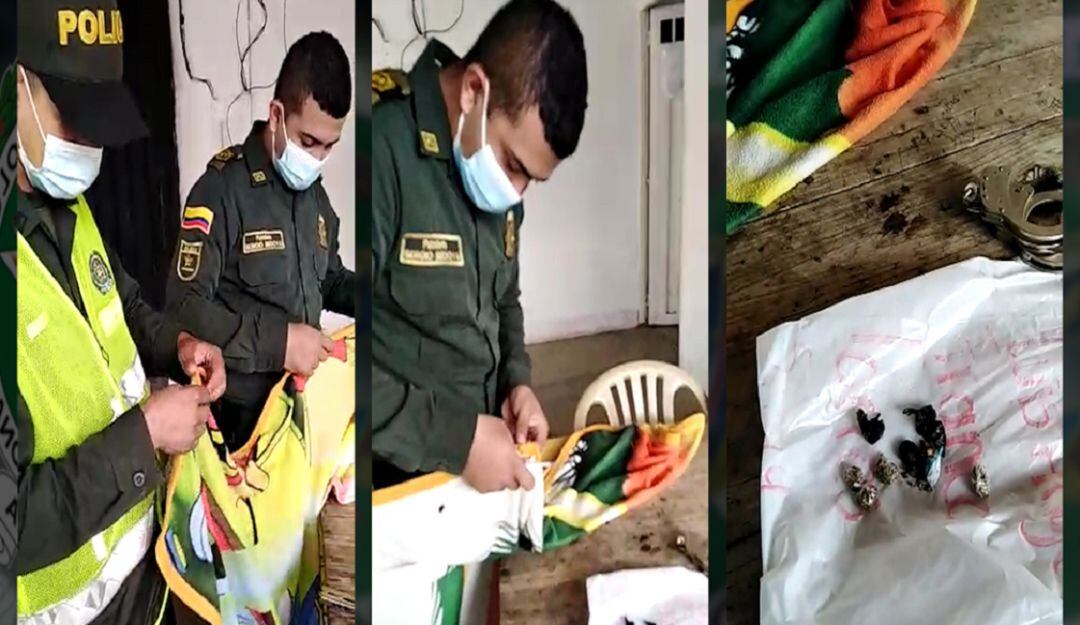 Detección de una narco cobija