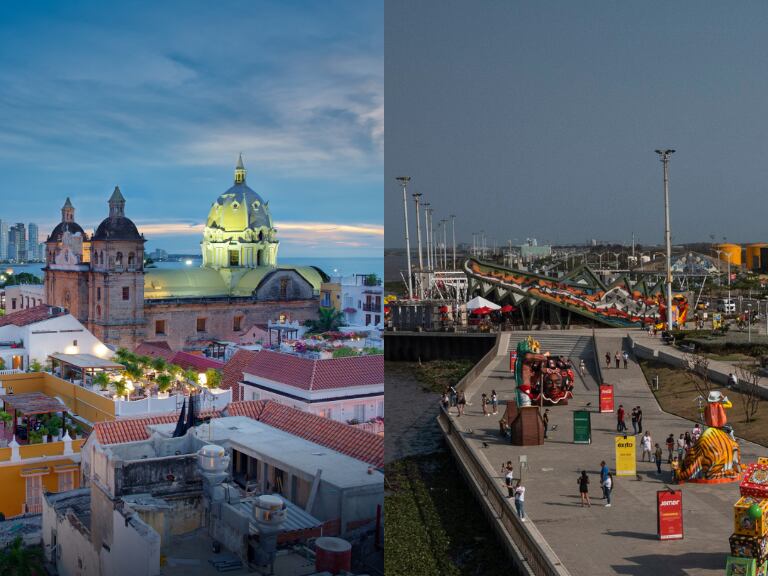 Vista panorámica de una parte de Barranquilla y Cartagena  (Fotos vía Getty Images)