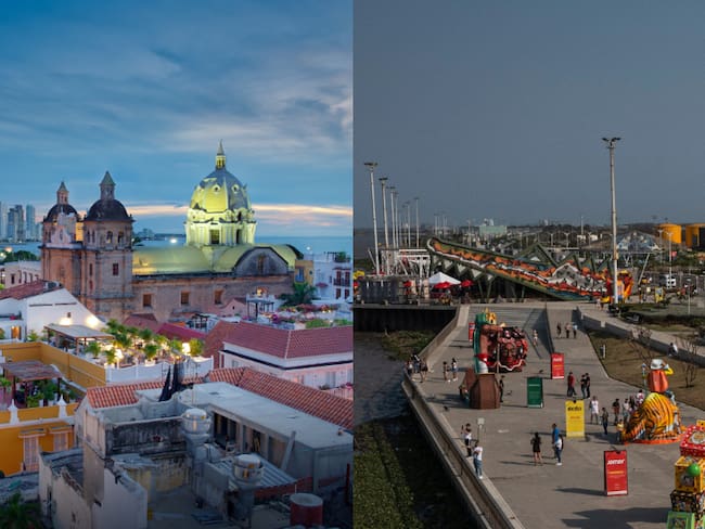 Vista panorámica de una parte de Barranquilla y Cartagena (Fotos vía Getty Images)