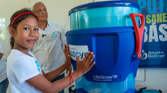 Los niños podrán disfrutar de agua de calidad. // Fundación Sacyr