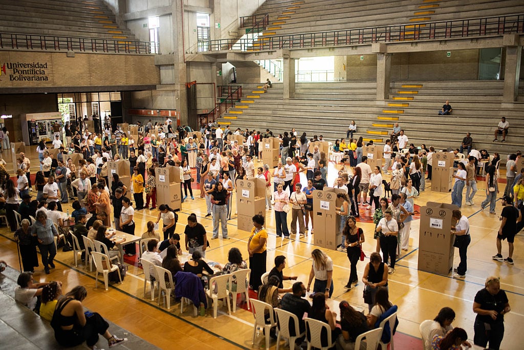 Elecciones Colombia. (Photo by Camilo Moreno/NurPhoto via Getty Images)