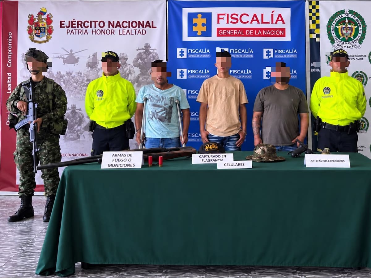 En límites entre Valle y Quindío, capturaron presuntos cabecillas de las disidencias de las farc