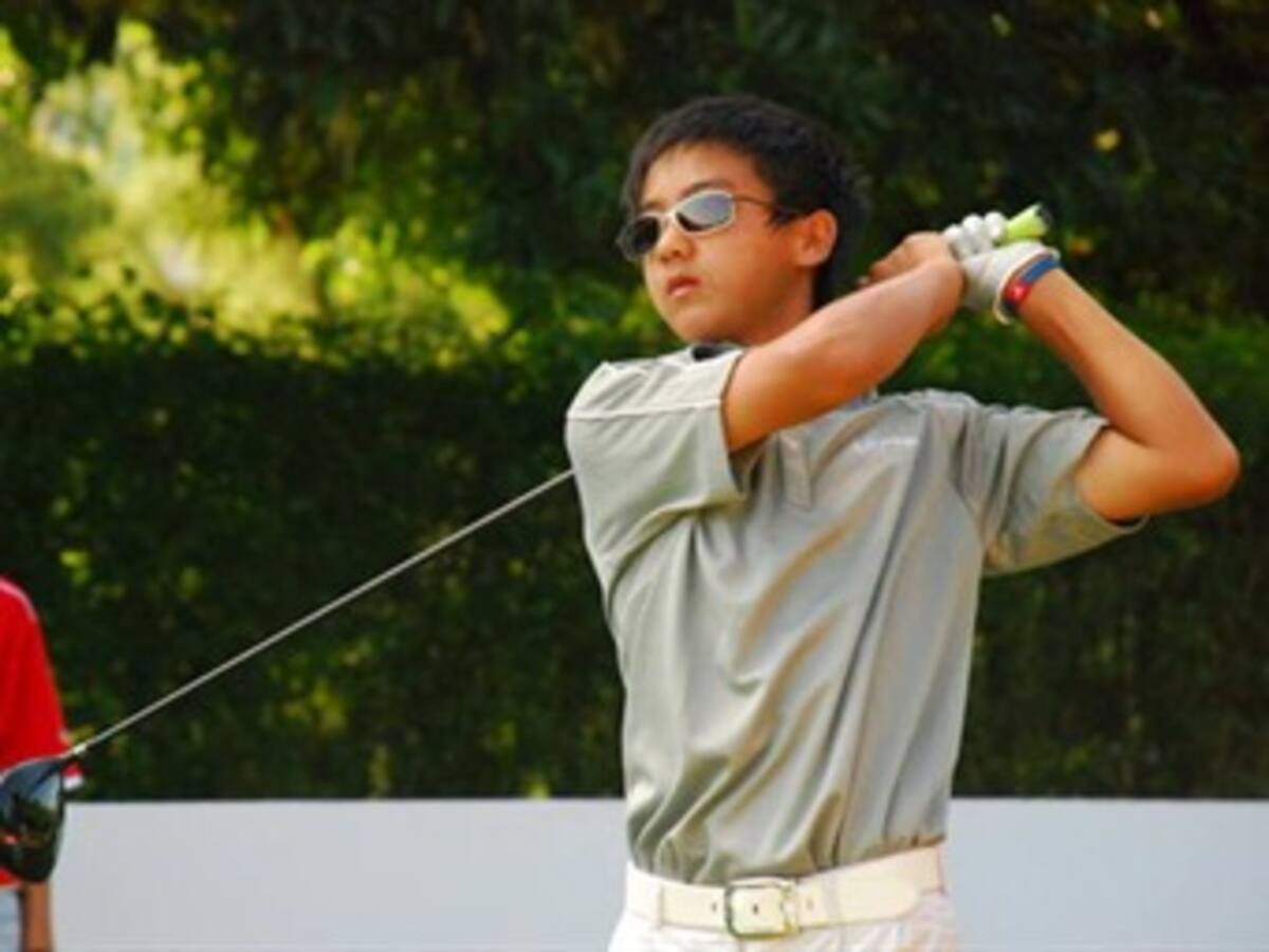 Un chino de 13 años el competidor más joven del Circuito europeo de Golf