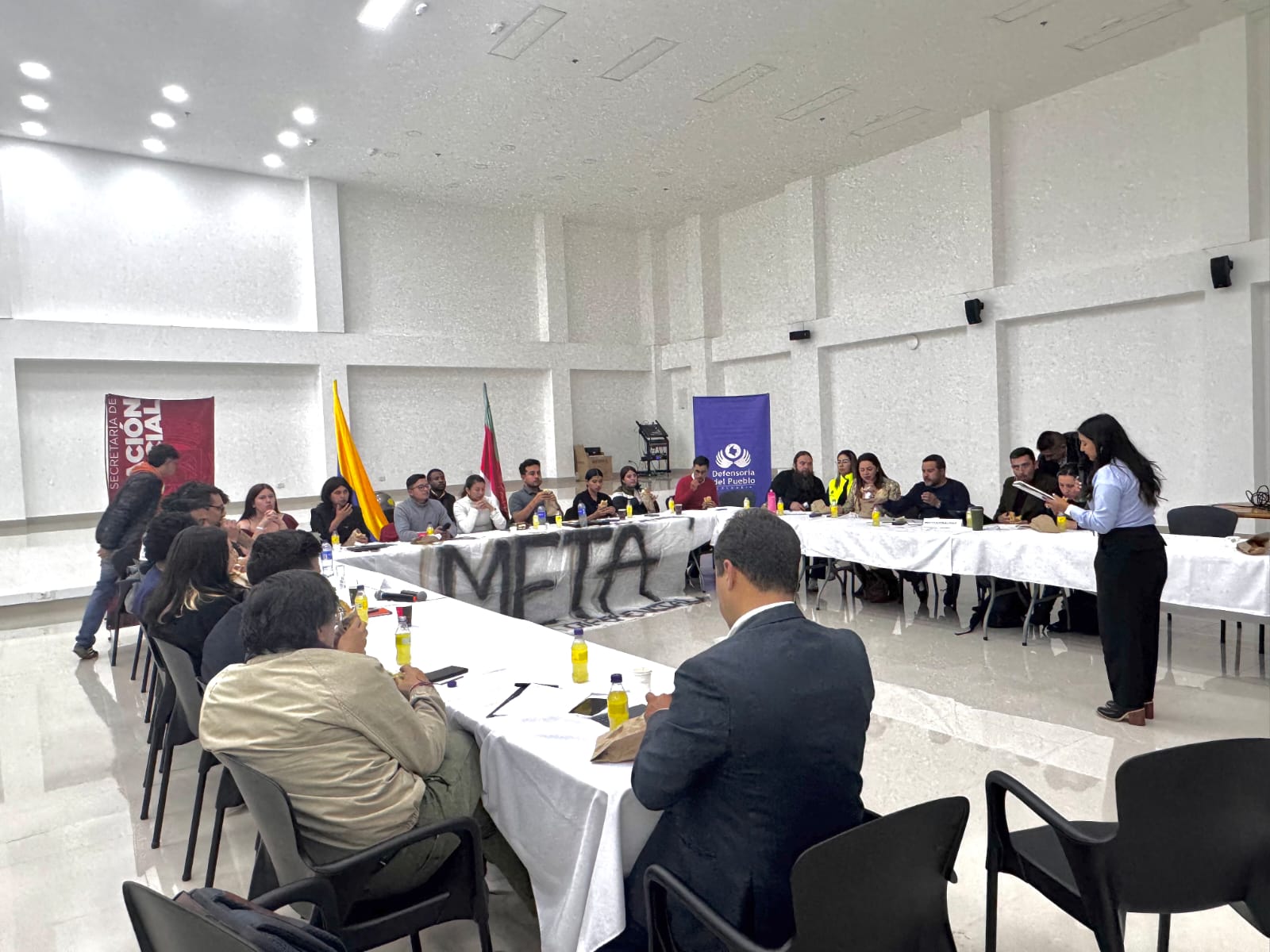 La tercera mesa de tarifa diferencial se adelantó en la Casa del Refugio en Sogamoso, Boyacá / Foto: Suministrada.
