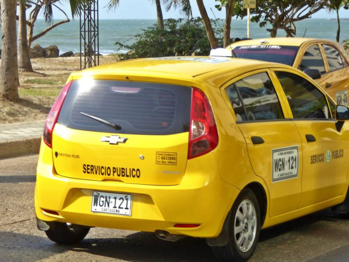 Taxistas de Cartagena grandes afectados ante crisis por el Covid-19