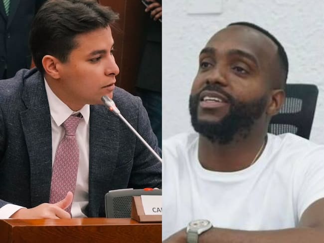 Senador Camilo Torres (izquierda) y representante Estefanel Gutiérrez (derecha).