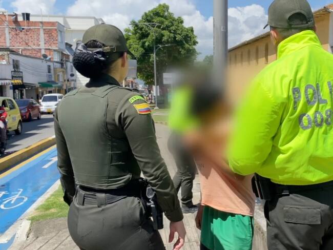 Sorprenden a 4 menores pidiendo limosna en Bucaramanga