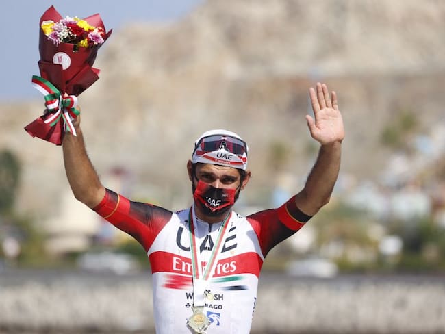Fernando Gaviria ganador de la sexta etapa del Tour de Omán