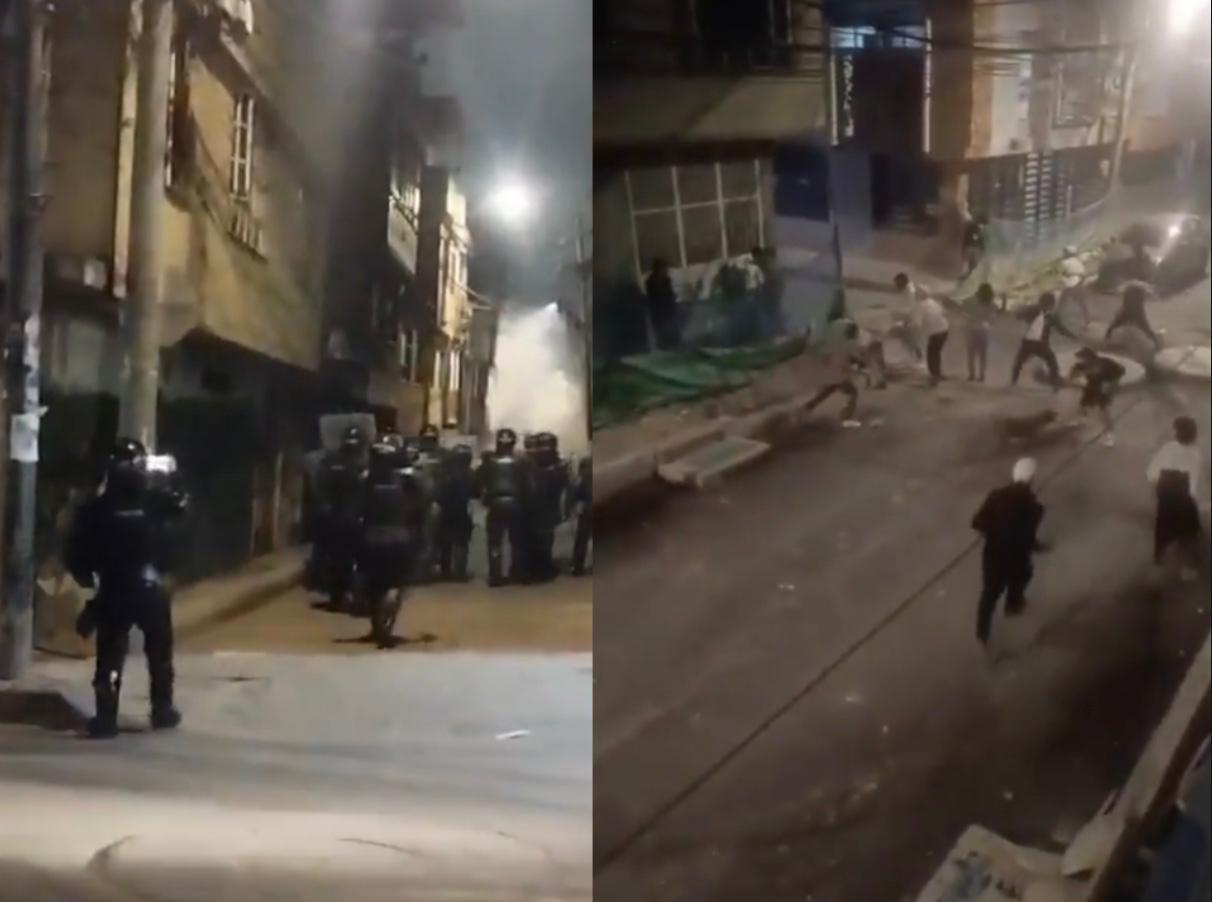 Alteraciones de orden público en la localidad de Suba, barrio Bilbao