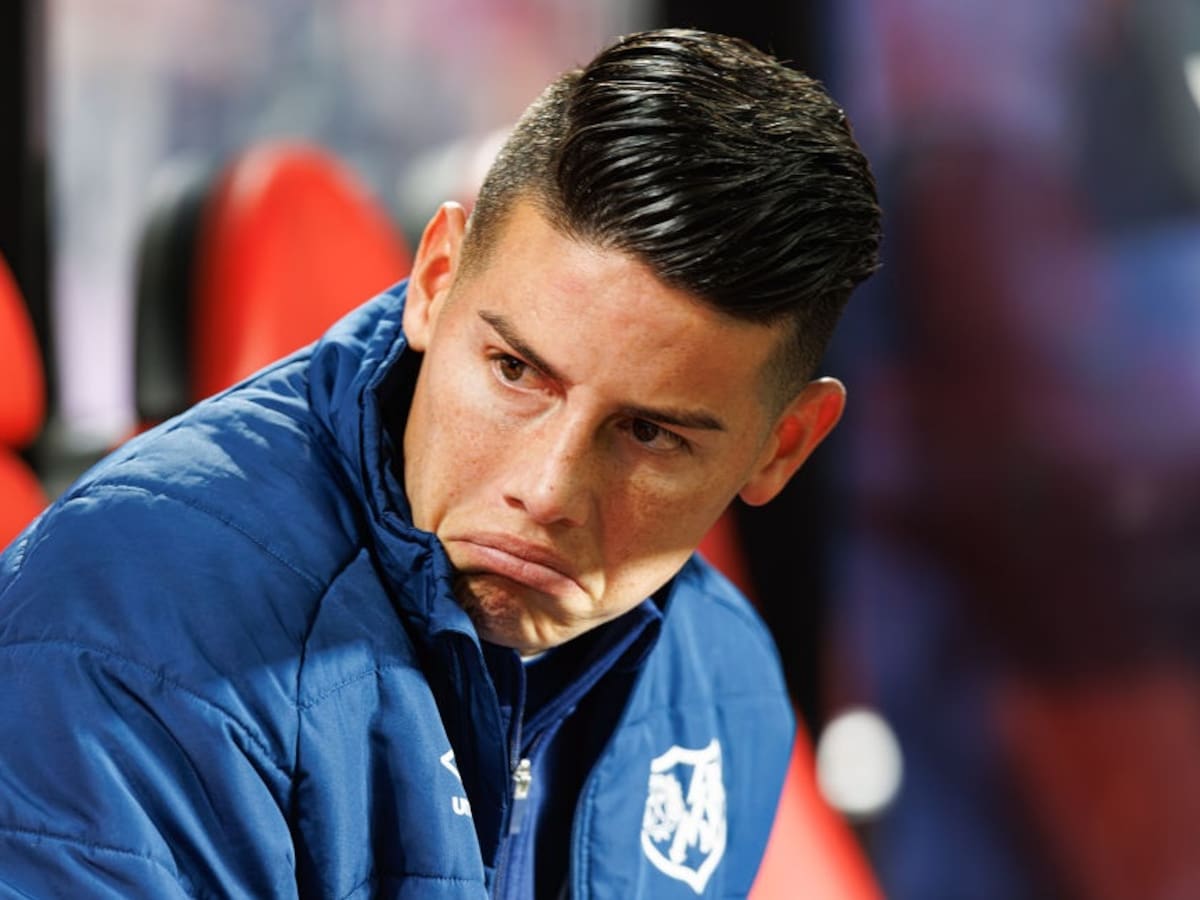 En España siguen cuestionando a James Rodríguez por su actitud con Rayo Vallecano