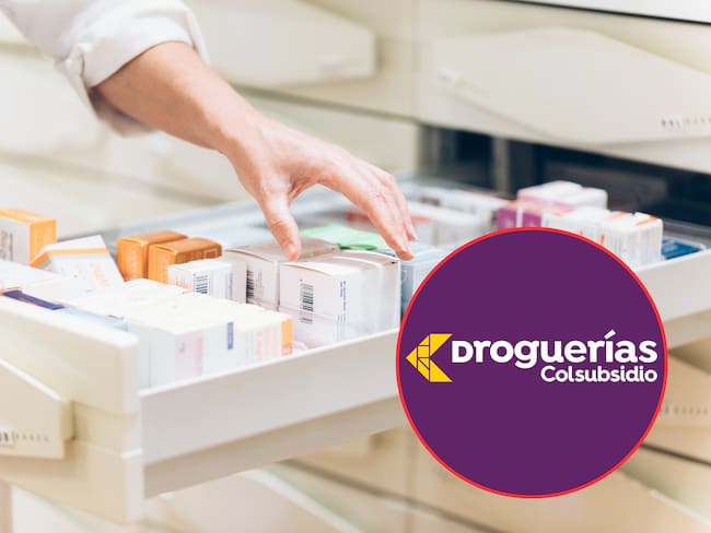 Medicamentos de Droguerías Colsubsidio. Fotos: Getty Images y Colsubsidio.