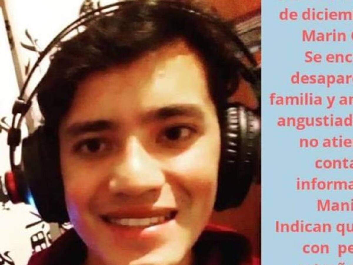 Un joven desapareció en Manizales, cuando al parecer recibió una llamada