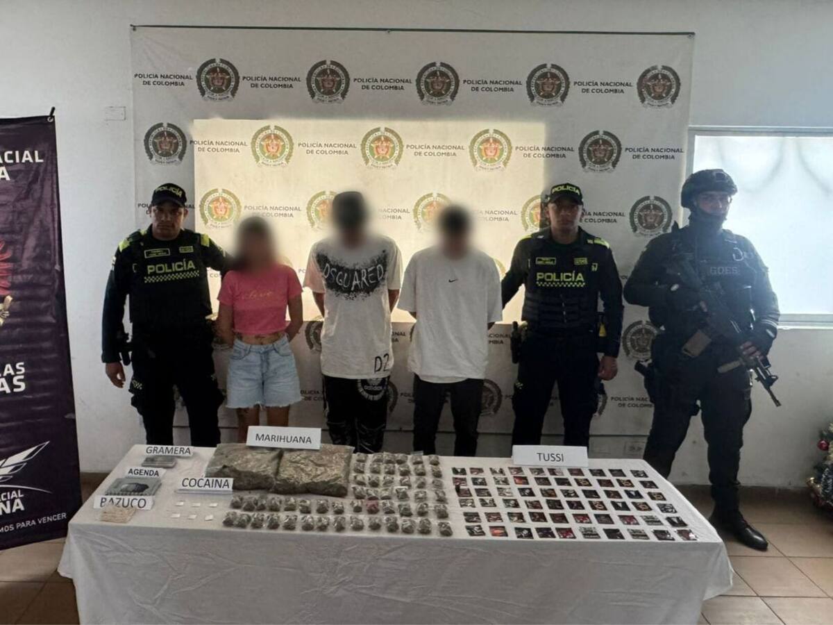 Capturan a cuatro personas por tráfico de estupefacientes en Honda, Tolima
