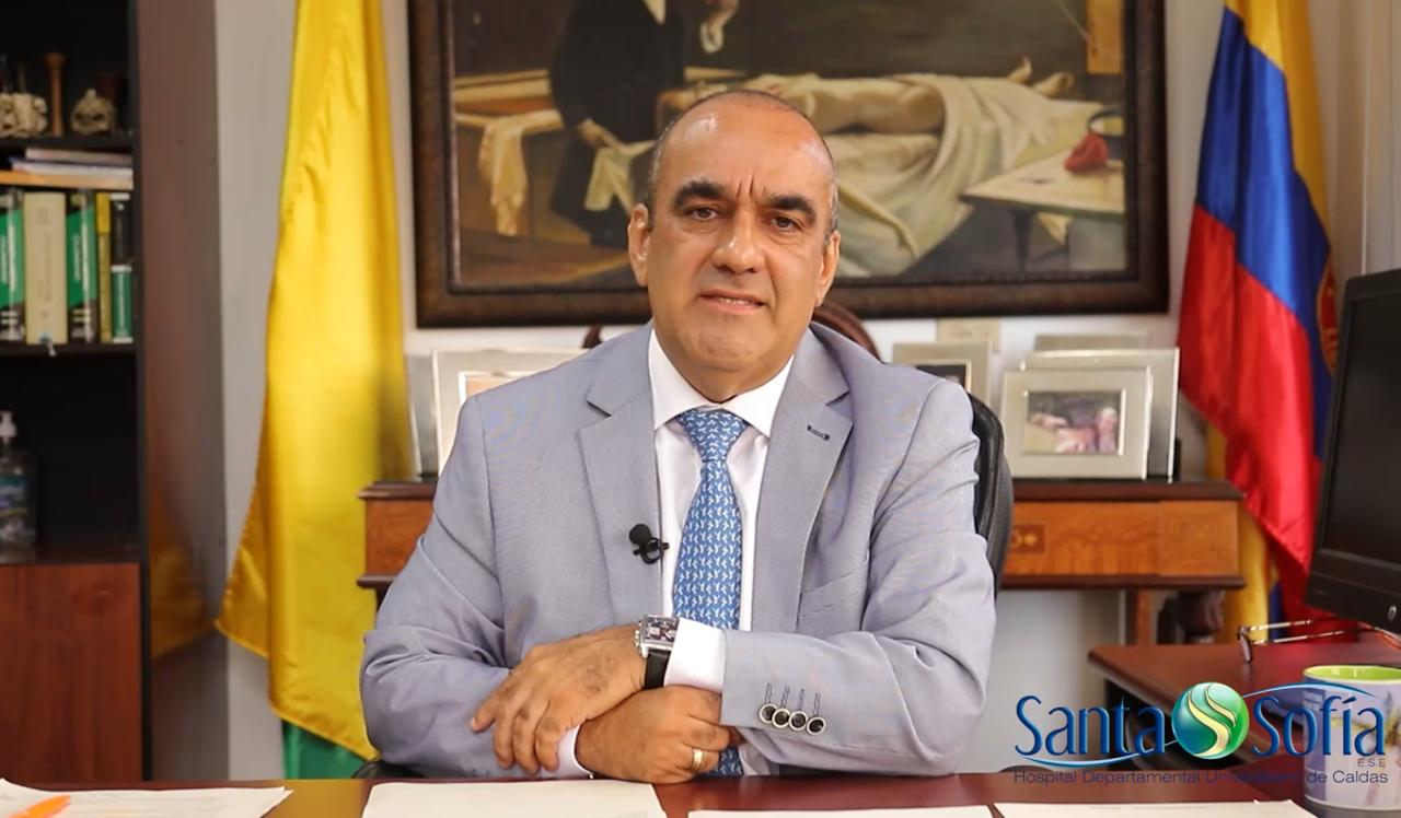 Carlos Alberto Piedrahita, gerente del Hospital Santa Sofía de Caldas