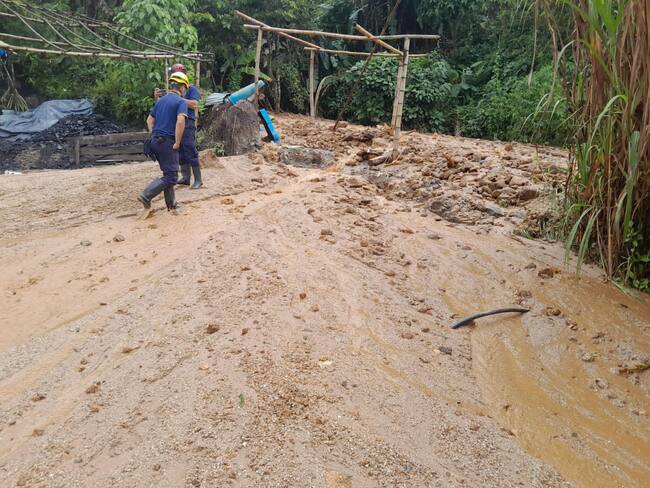 Emergencias ocasionadas por las lluvias en Antioquia. Foto: Dagran.