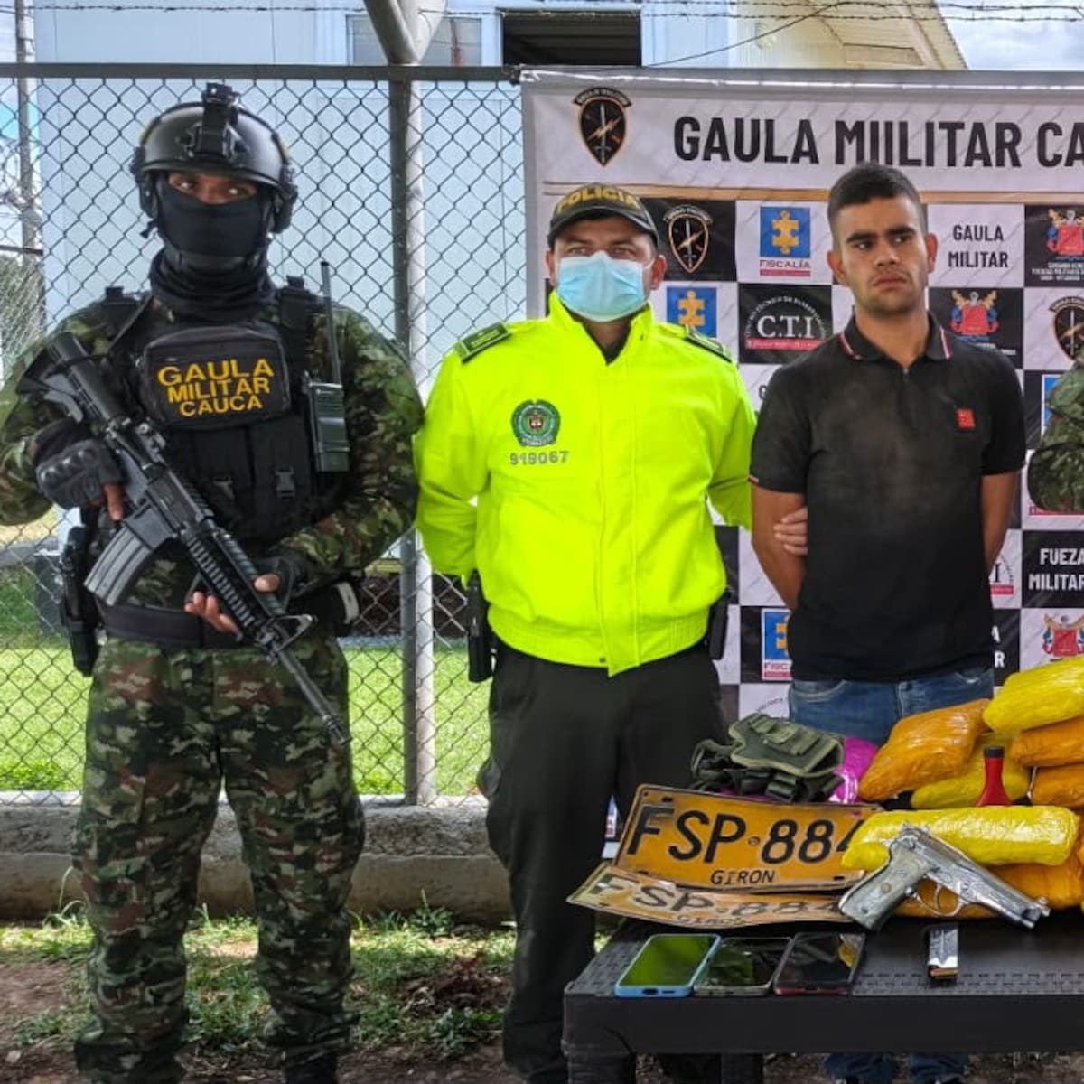 Capturan a alias ‘Iván Sombra’, señalado jefe de finanzas de la estructura Dagoberto Ramos en Cauca