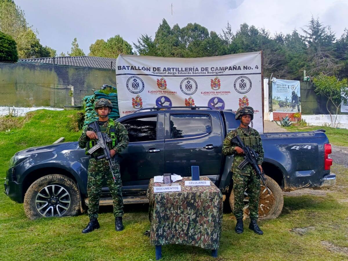 Ejército golpea a disidencias en Yarumal y Briceño con incautaciones y acciones de control
