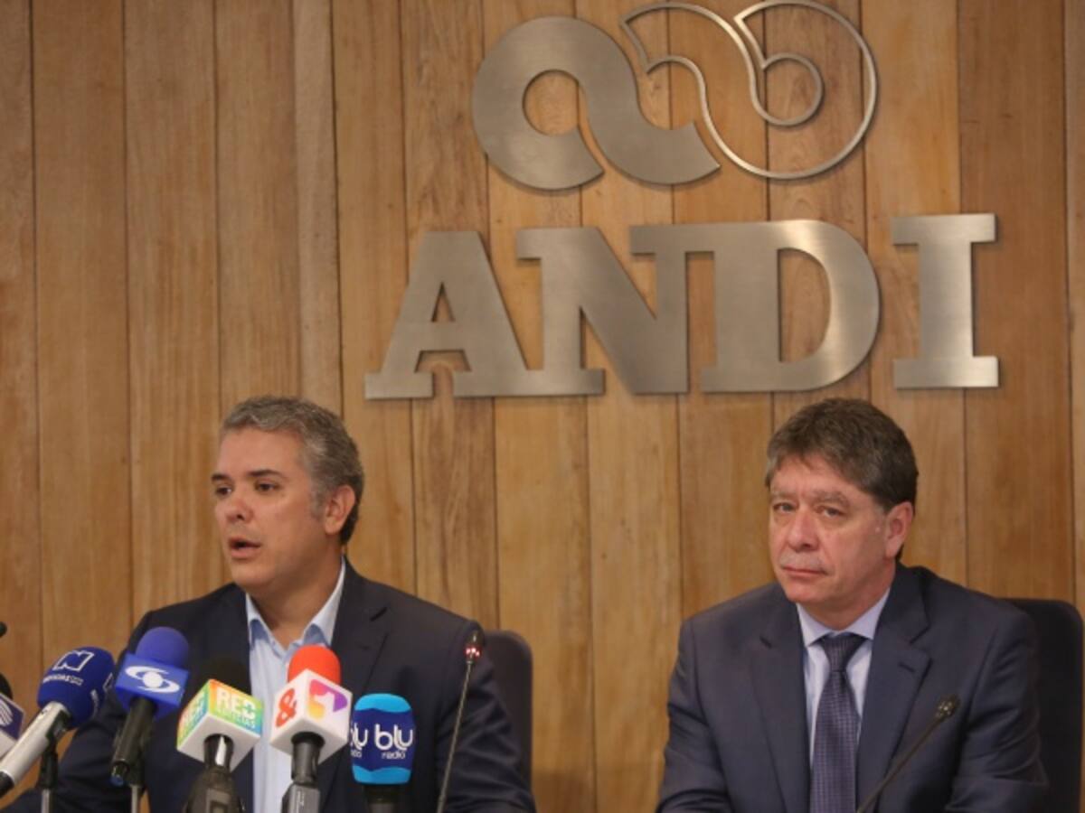 Con Duque hay que retomar la senda del crecimiento: ANDI