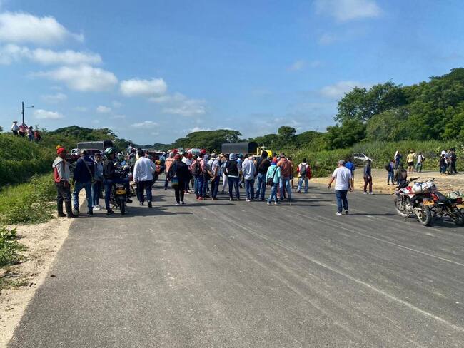 ¡Atención viajeros! Continúa el bloqueo en la Troncal de Oriente, entre Magdalena y Cesar