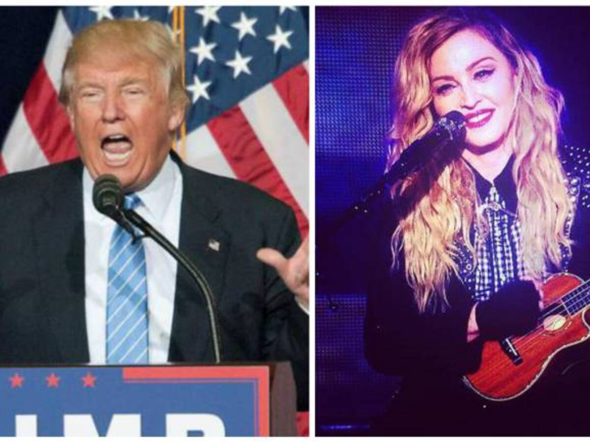 Madonna pública una foto que puso en aprietos la campaña de Donald Trump