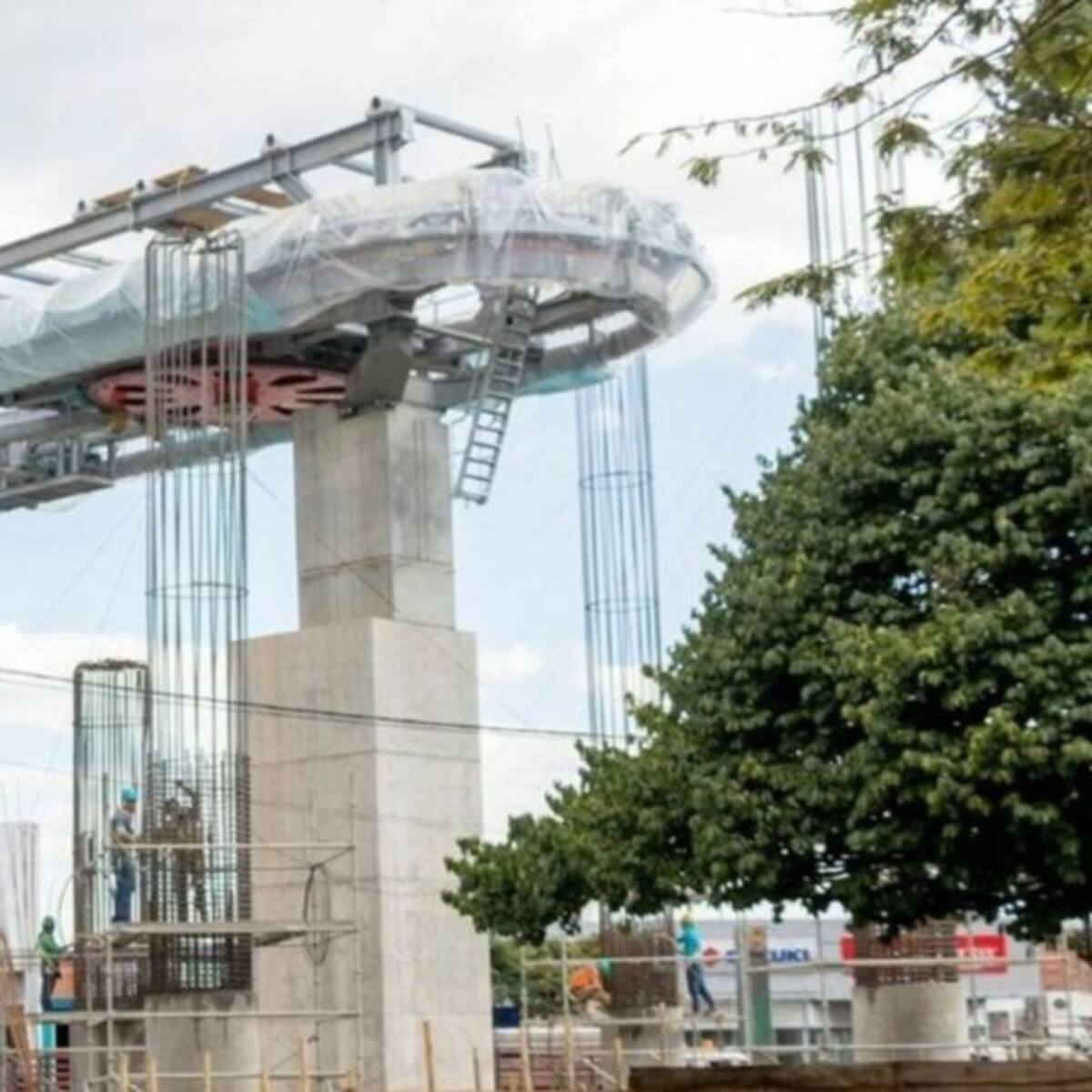 En un 70% avanzan las obras del Megacable de Pereira