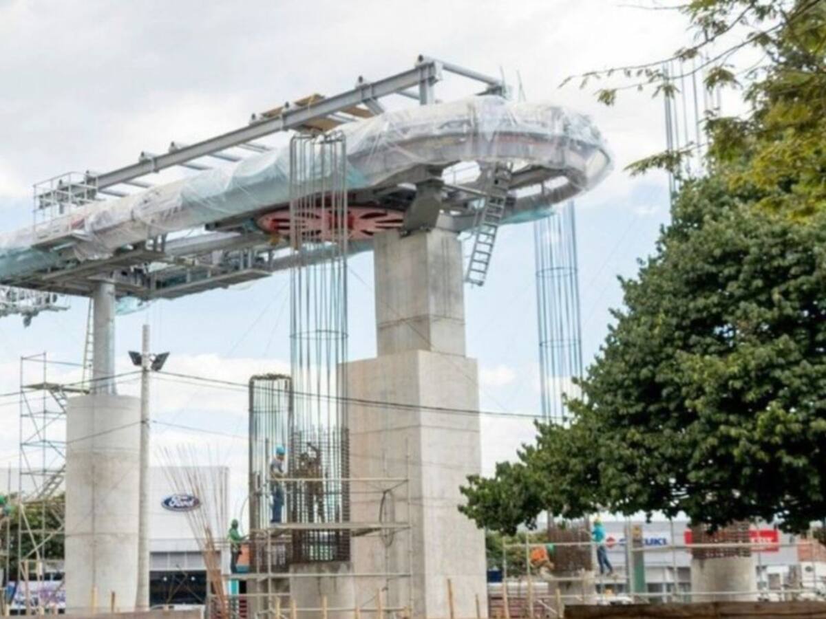 En un 70% avanzan las obras del Megacable de Pereira