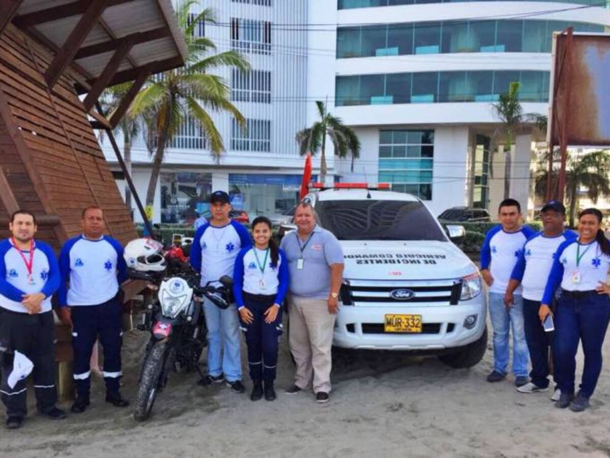 Alcaldía de Cartagena pone al servicio Atención Pre Hospitalaria en playas