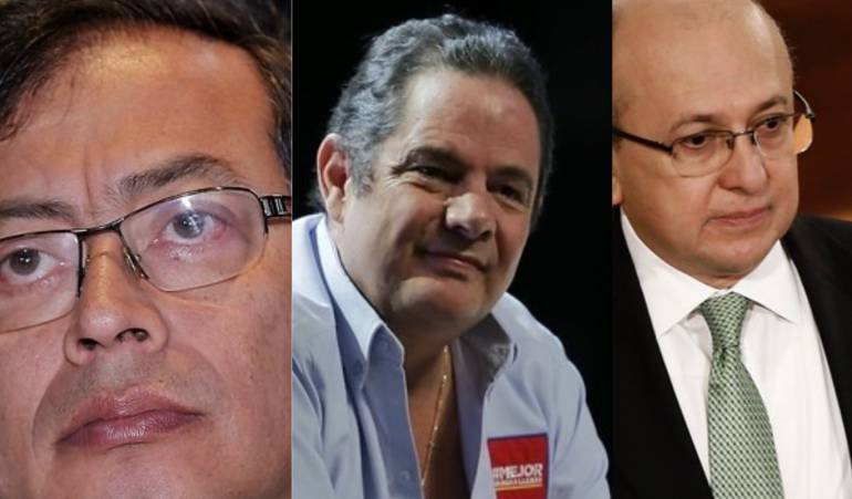 Gustavo Petro,Vargas Lleras, Eduardo Montealegre