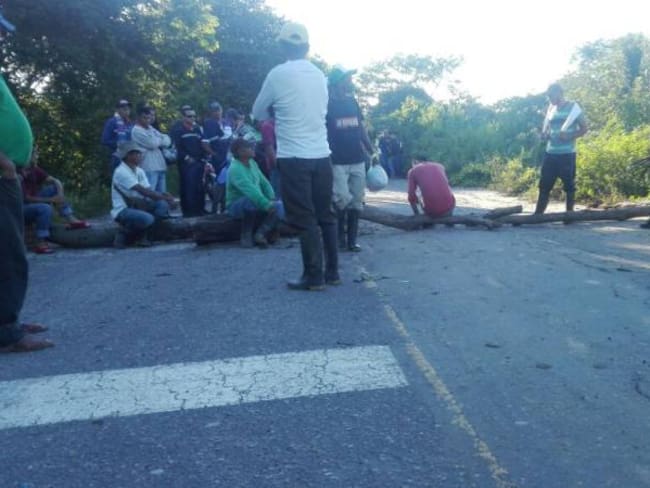 Manifestantes no permiten paso en área petrolera del departamento de Arauca