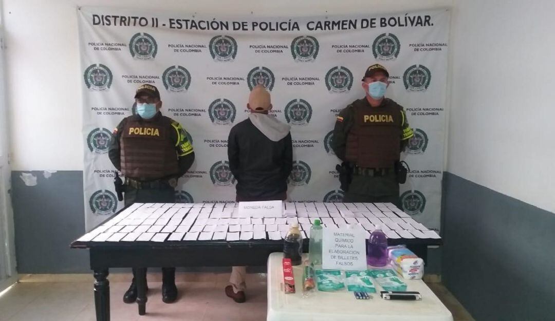 El hallazgo fue realizado en un puesto de control ubicado sobre la Troncal de Occidente, a la altura del municipio de El Carmen de Bolívar