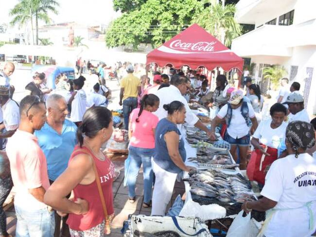 Adelantan segunda versión del mercado campesino en Arjona, Bolívar
