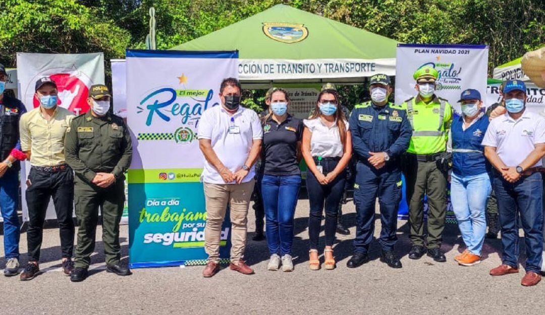 En el Huila se puso en marcha el Plan vial de Navidad.