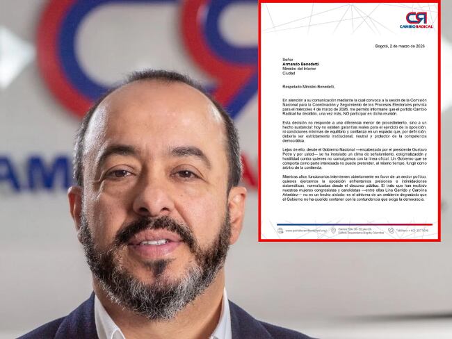 Germán Córdoba, director nacional del partido Cambio Radical.