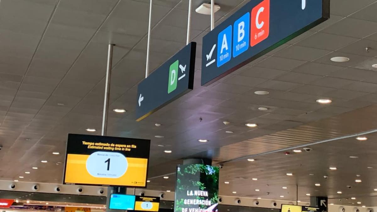 La señalización del Aeropuerto EL Dorado cambió