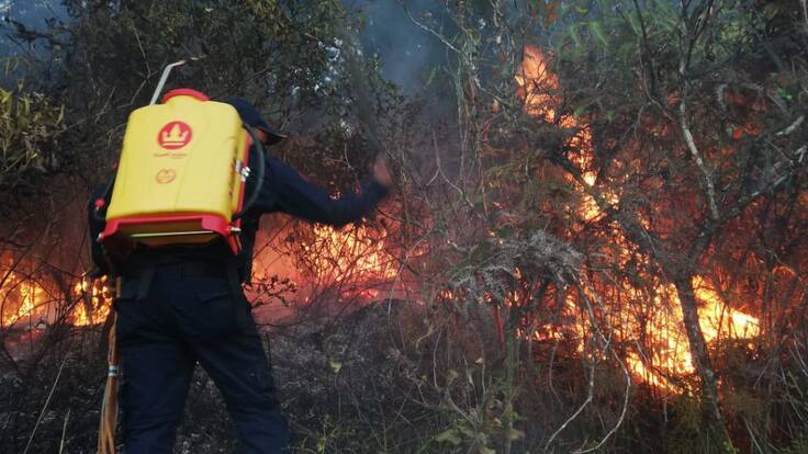 Alerta máxima por disparo de incendios forestales