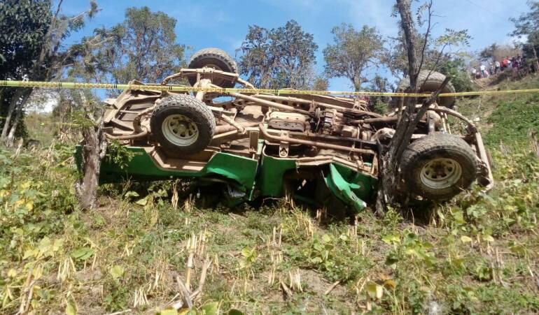 Accidente en el municipio de Labateca 