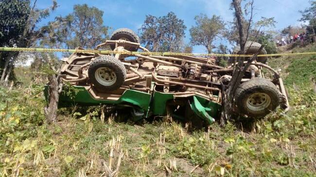 Accidente en el municipio de Labateca