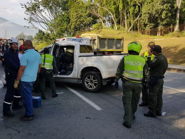 Cinco personas muertas en accidentes de tránsito en Antioquia