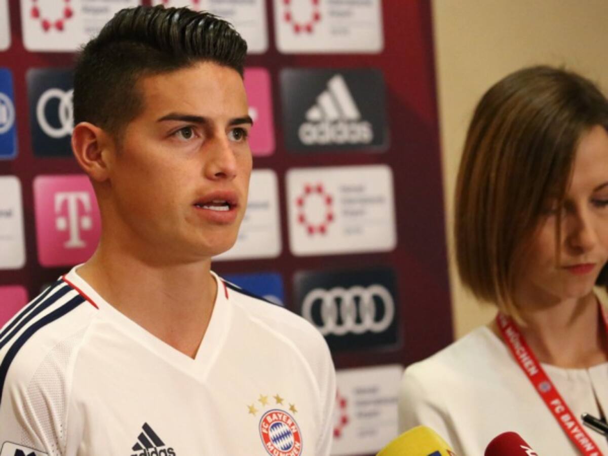 Con colombianos presentes, James protagoniza el entrenamiento en Doha