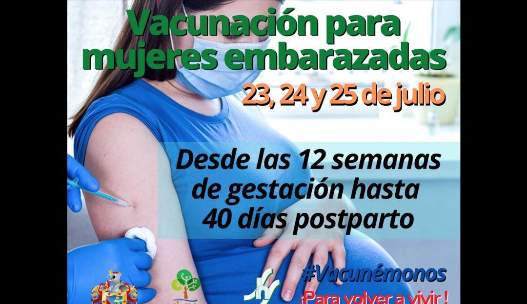 Vacunación mujeres embarazadas.