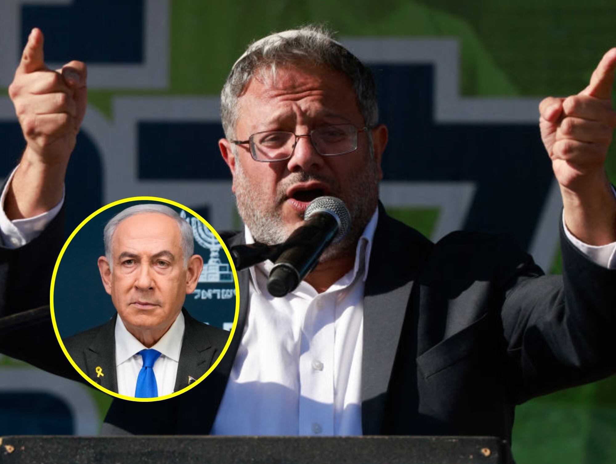 El ministro de seguridad nacional israelí, Ben Gvir, instó al primer ministro Benjamin Netanyahu a descartar la posibilidad de un acuerdo de un cese la fuego con Hezbolá. (Foto: Getty)