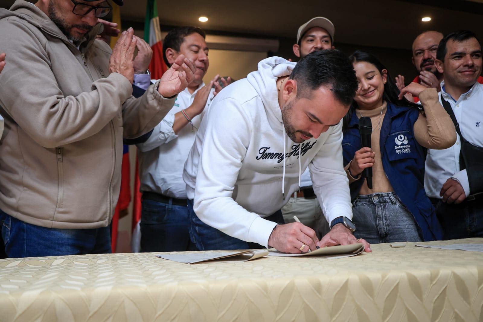 El ministro de Minas y Energía, Edwin Palma, había concertado el acuerdo. Foto | Gobernación de Boyacá